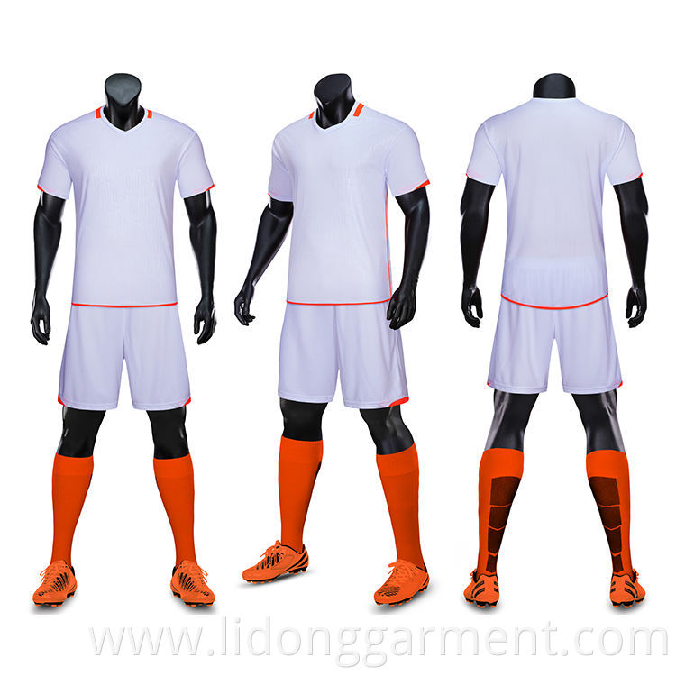 Cheap Quick Dry Unisex Sportswear Football Uniform Soccer Jersey Set Made In China